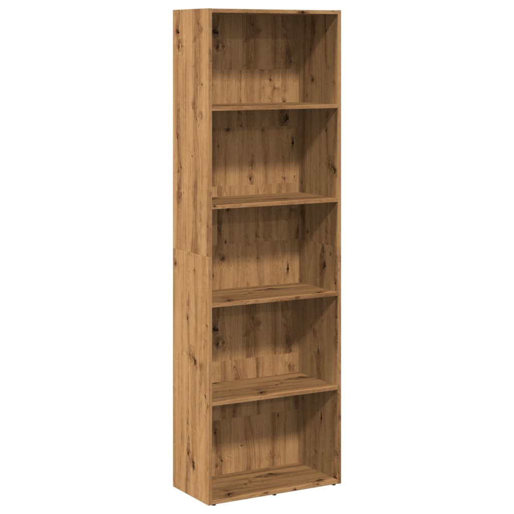 Bokhylle artisan eik 60x30x189 cm konstruert tre