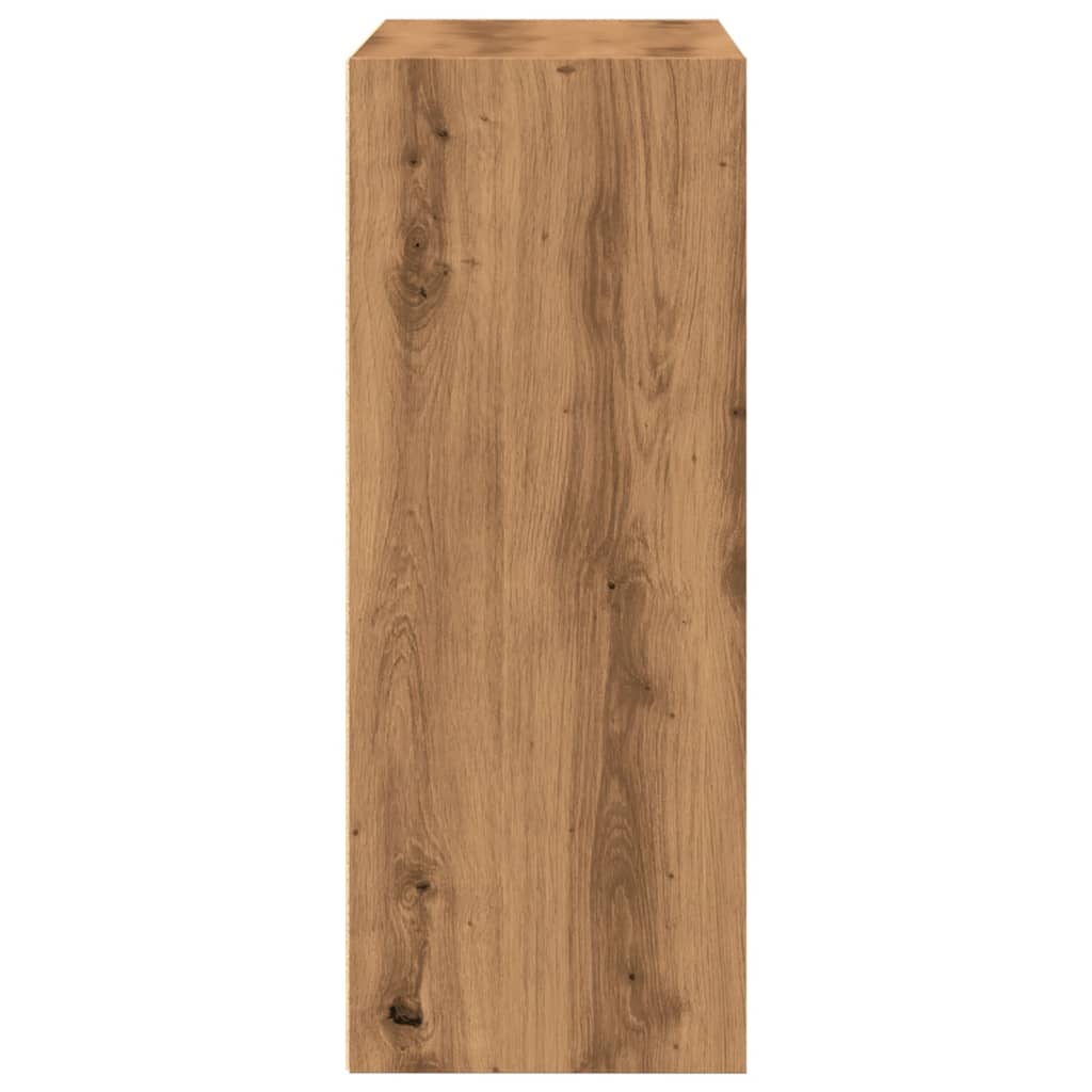 Bokhylle artisan eik 80x30x77 cm konstruert tre