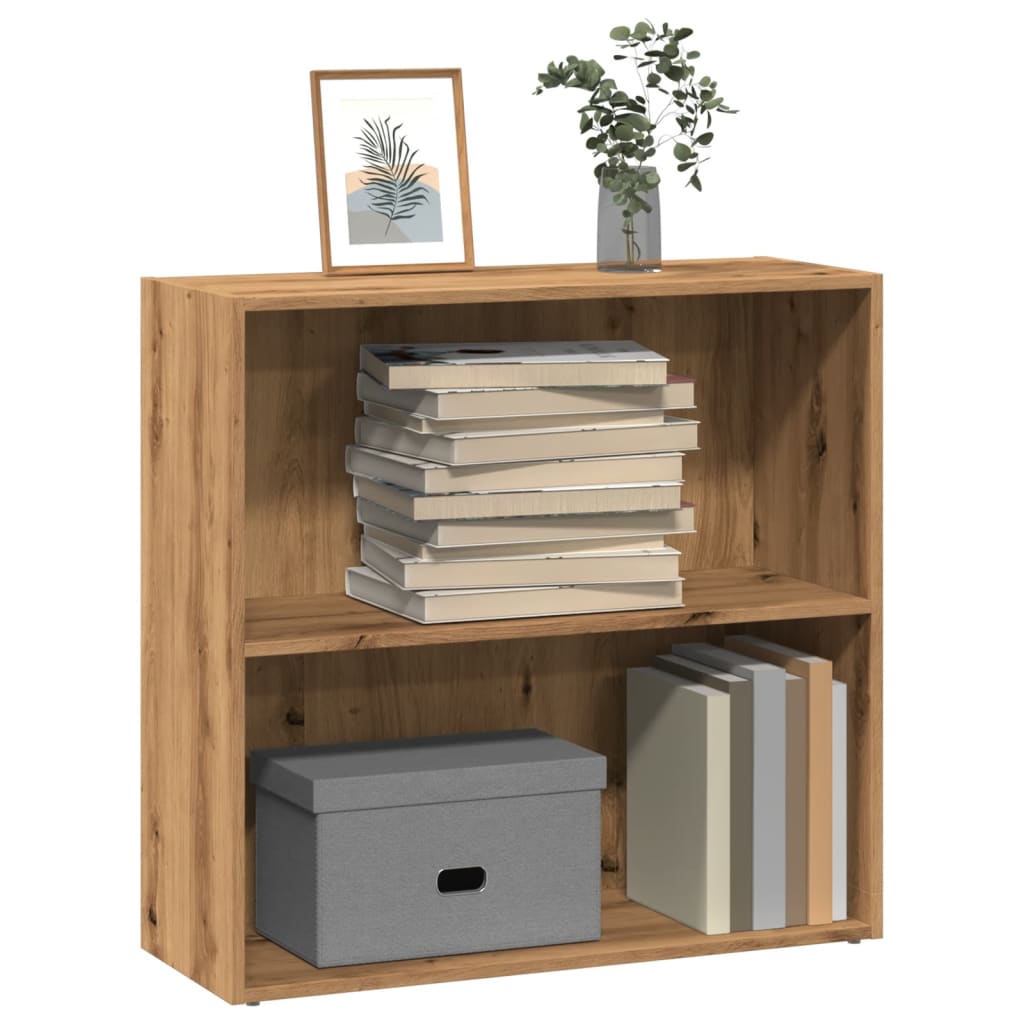 Bokhylle artisan eik 80x30x77 cm konstruert tre