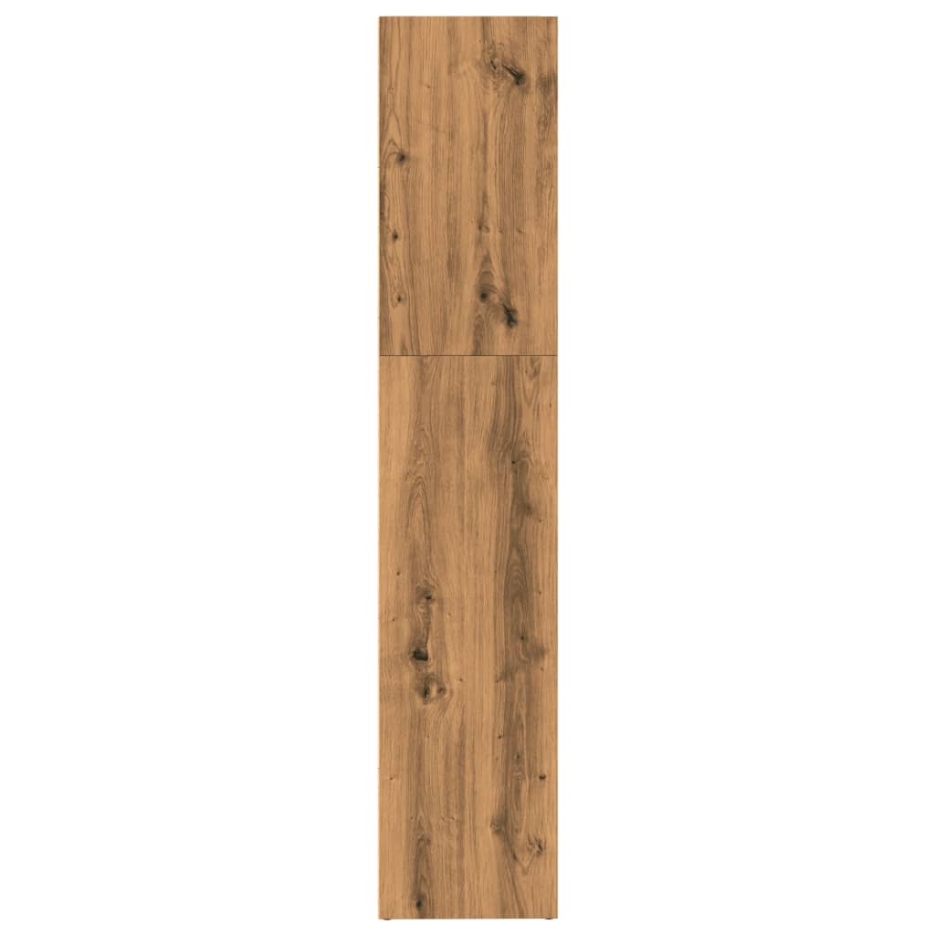 Bokhylle artisan eik 80x30x152 cm konstruert tre
