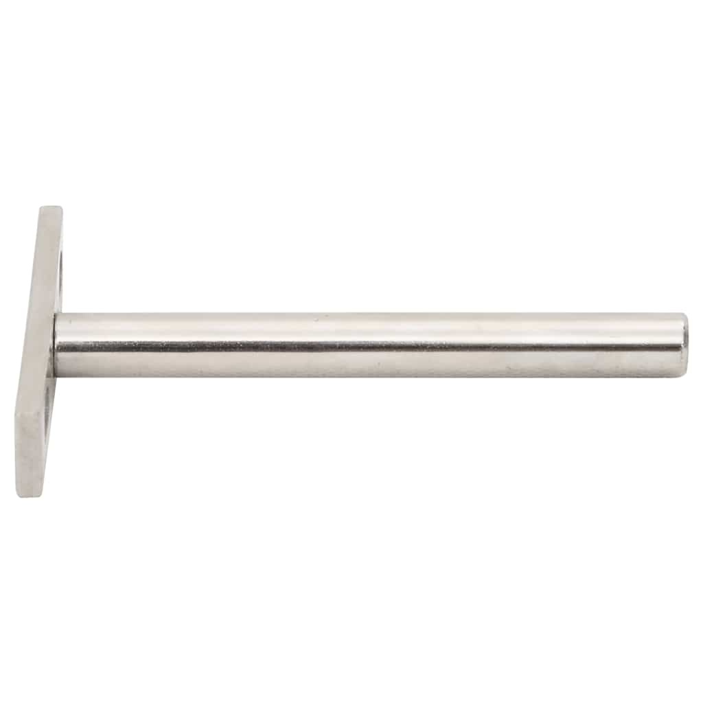 Flytende hyllebraketter 12stk usynlig Ø10x100 mm karbonstål vidaXL