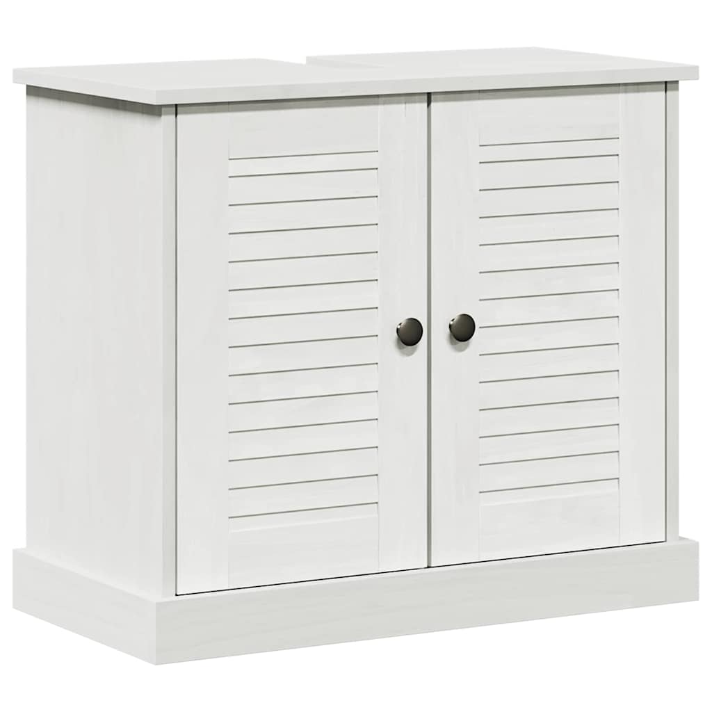 Vaskeskap VIGO Hvit og Antikkhvit 68 x 34 x 59 cm Heltre furu