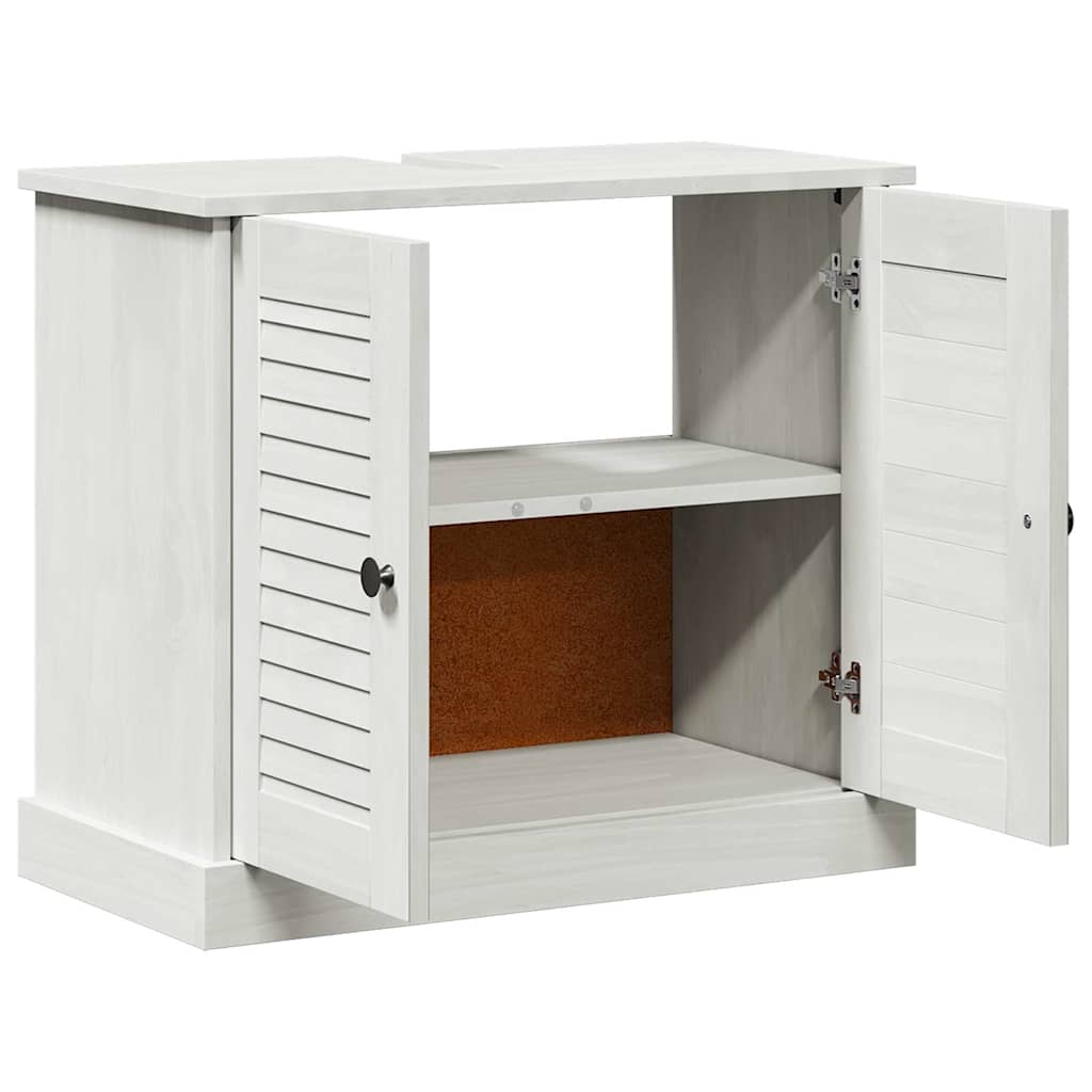 Vaskeskap VIGO Hvit og Antikkhvit 68 x 34 x 59 cm Heltre furu