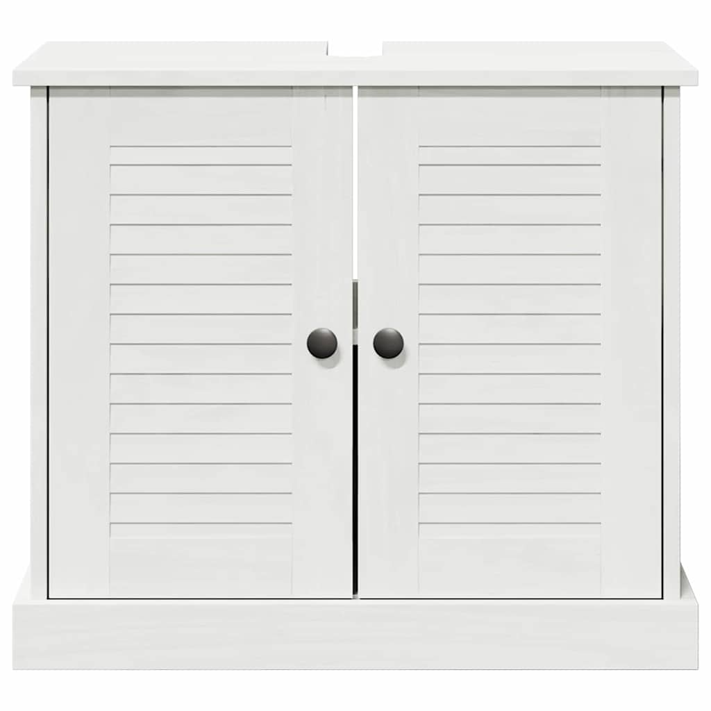Vaskeskap VIGO Hvit og Antikkhvit 68 x 34 x 59 cm Heltre furu