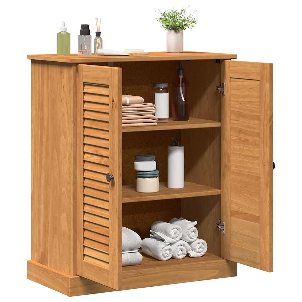 Baderomsskap med hylle VIGO Brun og Honningbrun 68 x 34 x 80 cm