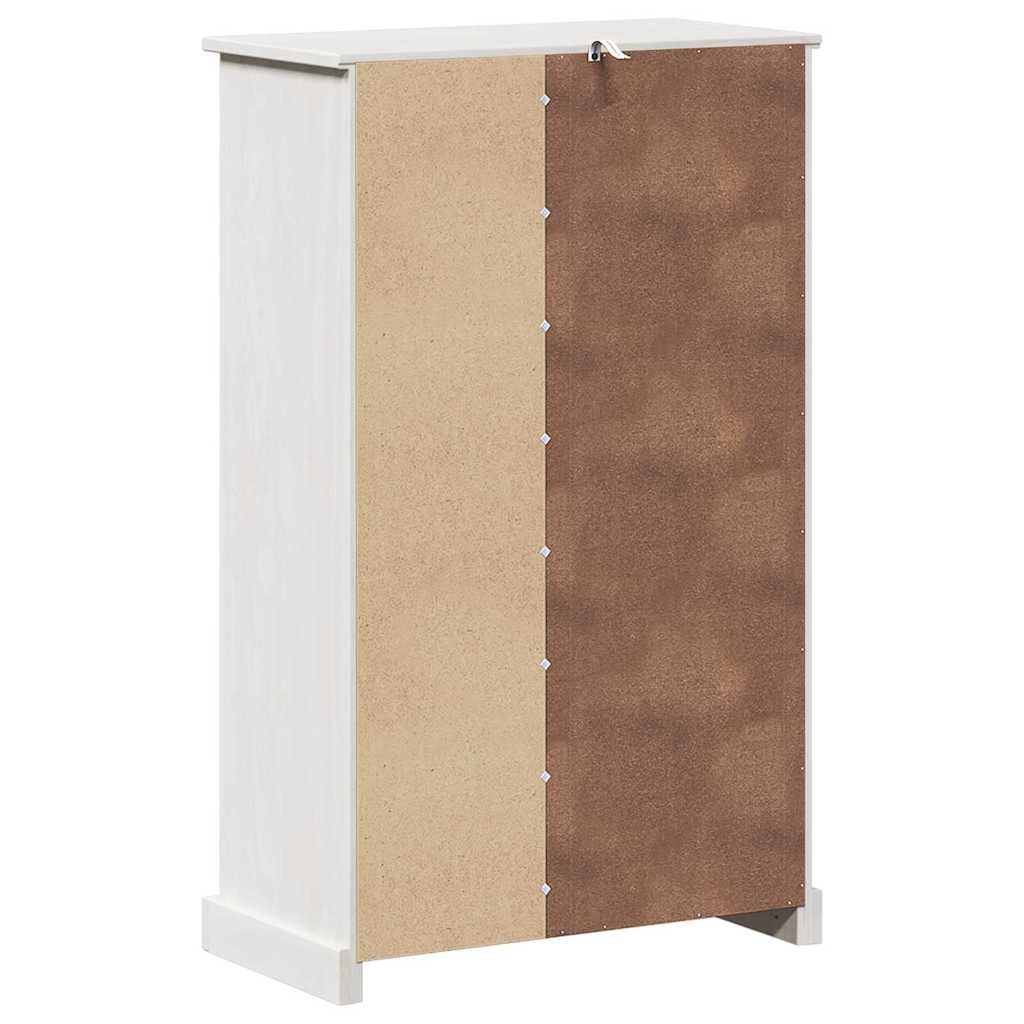 Baderomsskap med hylle VIGO Hvit og Antikkhvit 68 x 34 x 110 cm