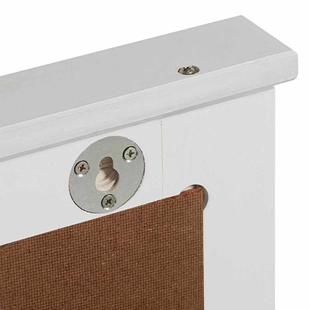 Speil Rektangulær VIGO Antikk hvit 55,5 x 5 x 70 cm Heltre furu