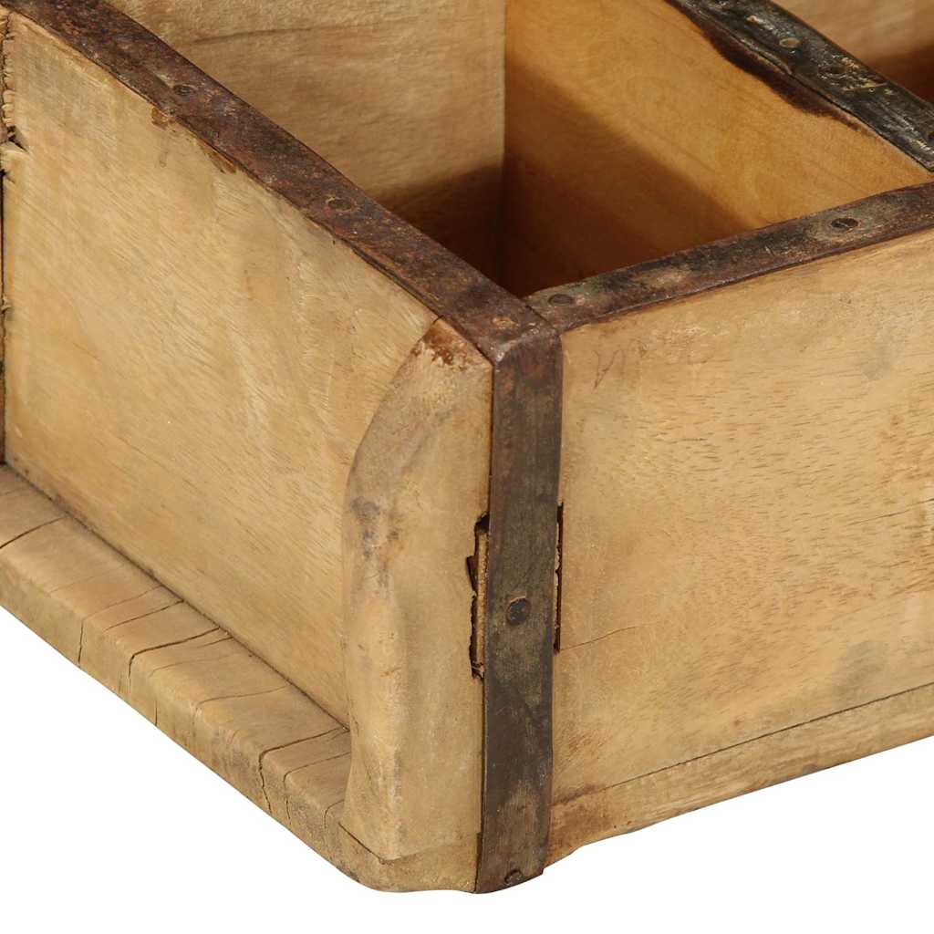 Brett med lagring 4 pcs Brun 30 x 14 x 9 cm Massiv Reclaim Tre