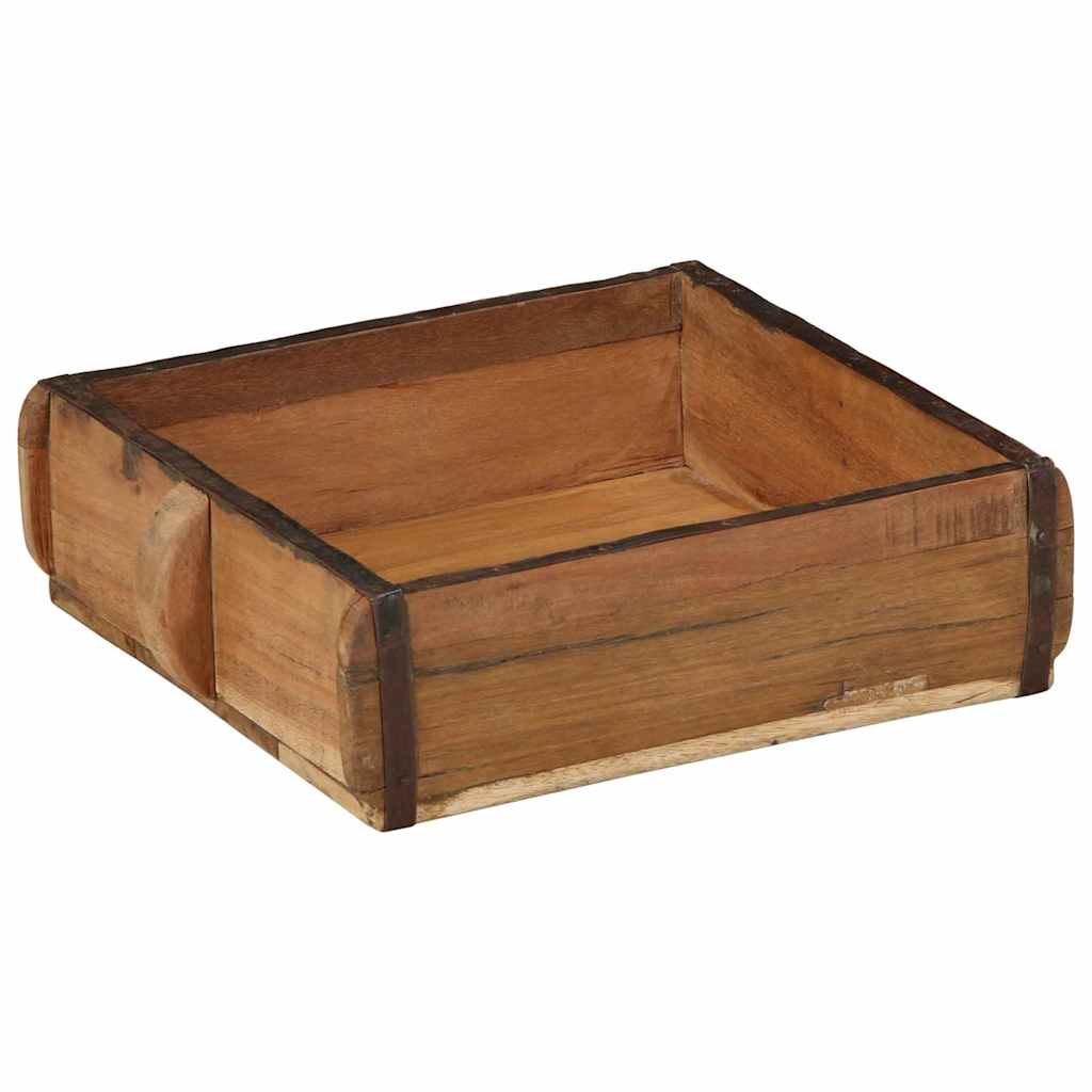 Brett med lagring 2 pcs Brun 29 x 31 x 10 cm Massiv Reclaim Tre