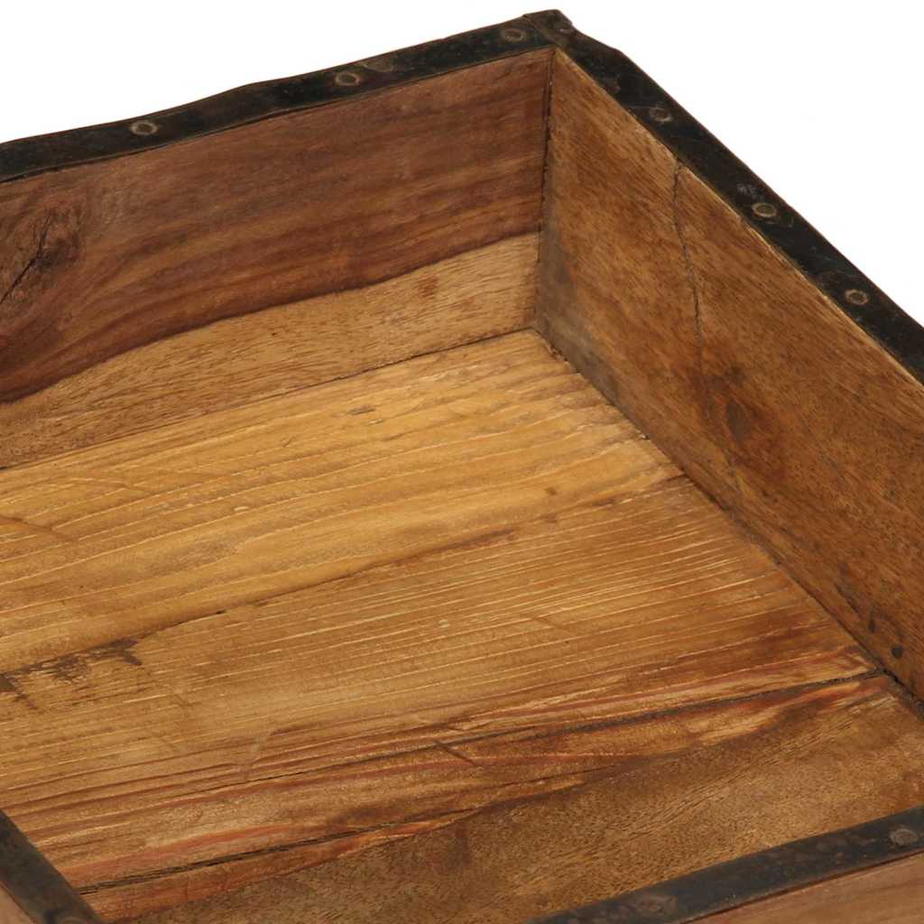 Brett med lagring Brun 29 x 31 x 10 cm Massiv Reclaim Tre