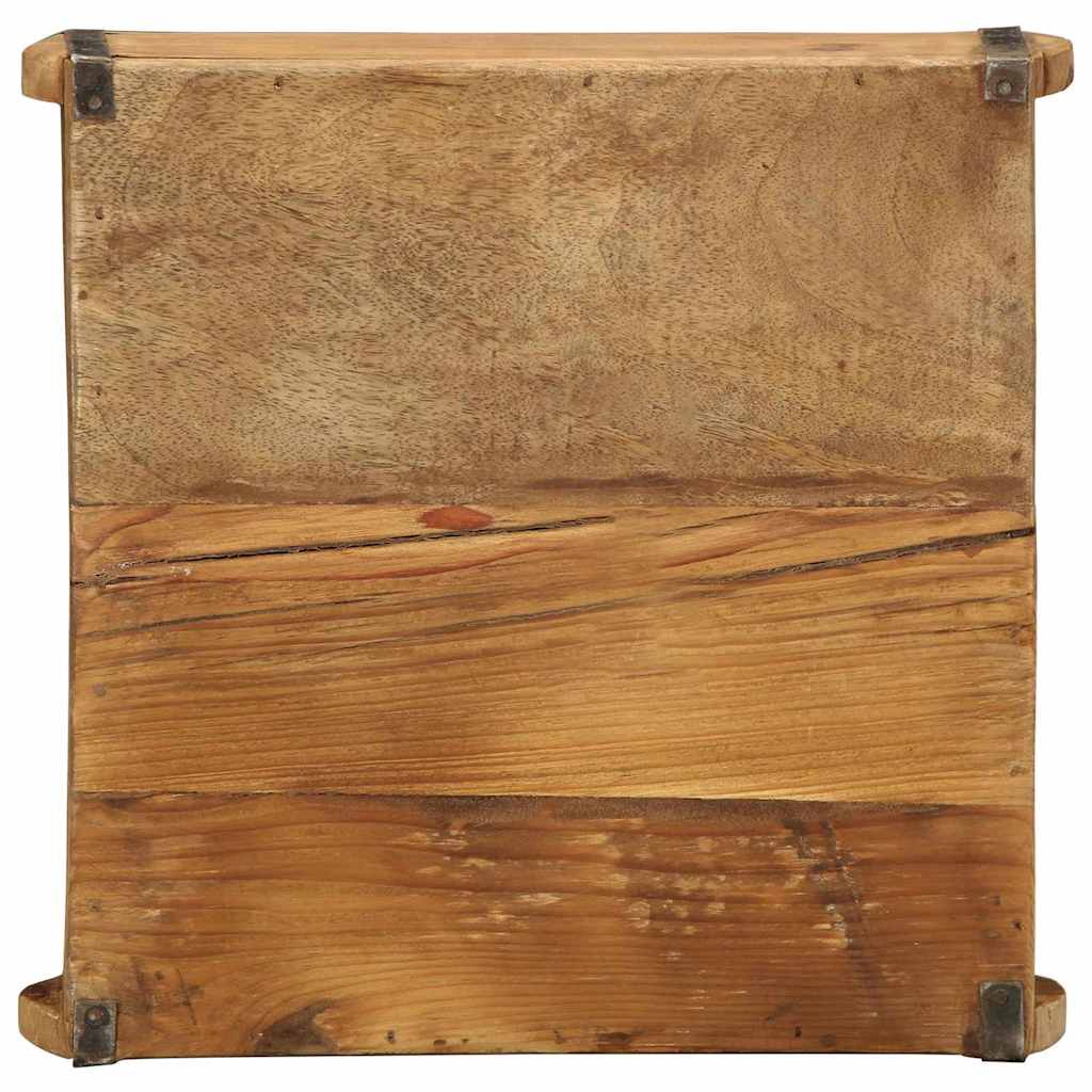 Brett med lagring Brun 29 x 31 x 10 cm Massiv Reclaim Tre