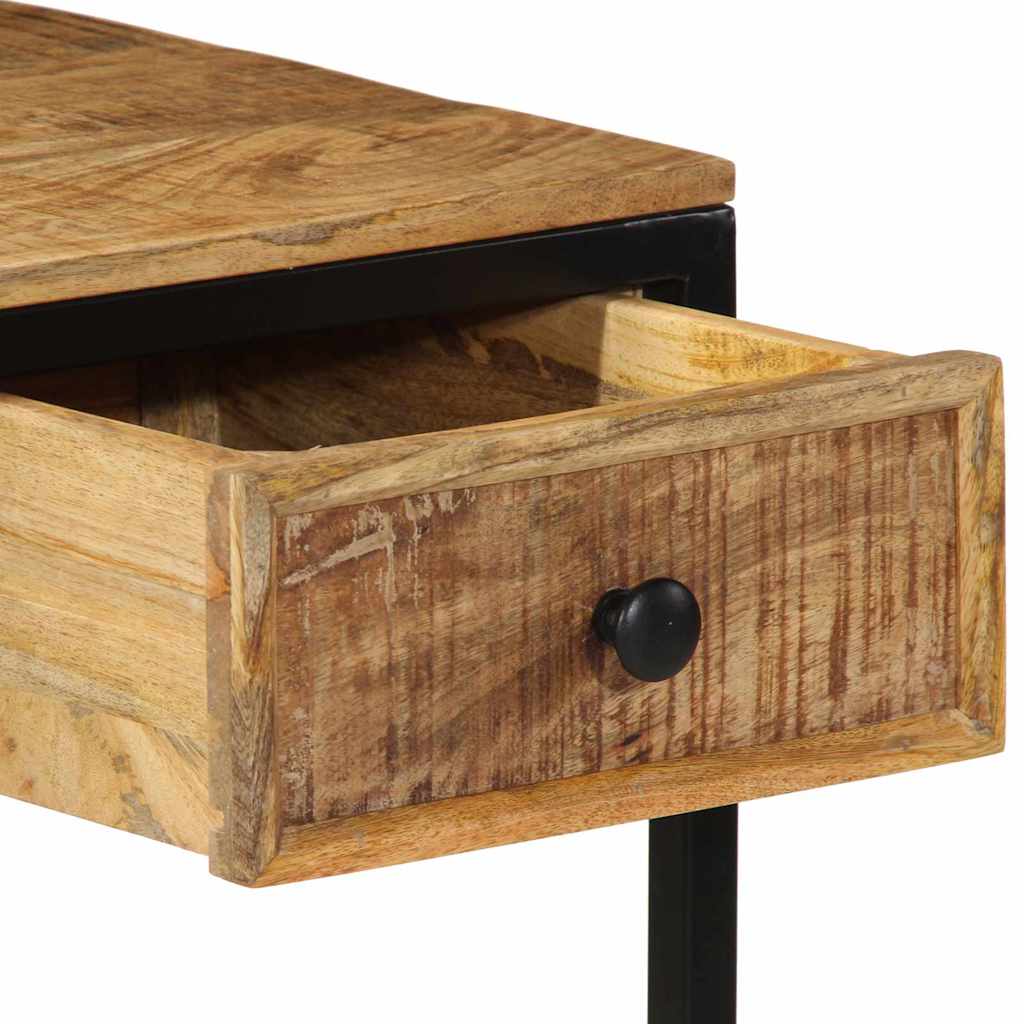 Skrivebord Brun 105 x 50 x 75 cm Solid mango tre og metall