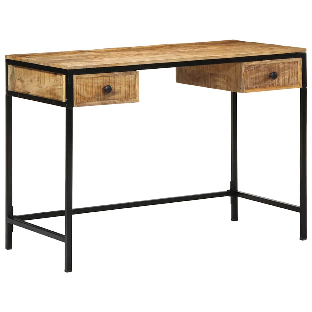 Skrivebord Brun 105 x 50 x 75 cm Solid mango tre og metall