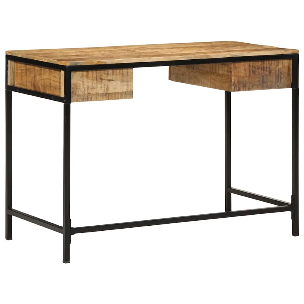 Skrivebord Brun 105 x 50 x 75 cm Solid mango tre og metall