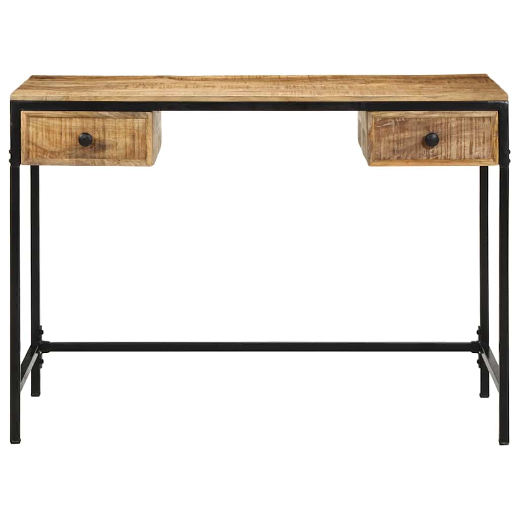 Skrivebord Brun 105 x 50 x 75 cm Solid mango tre og metall