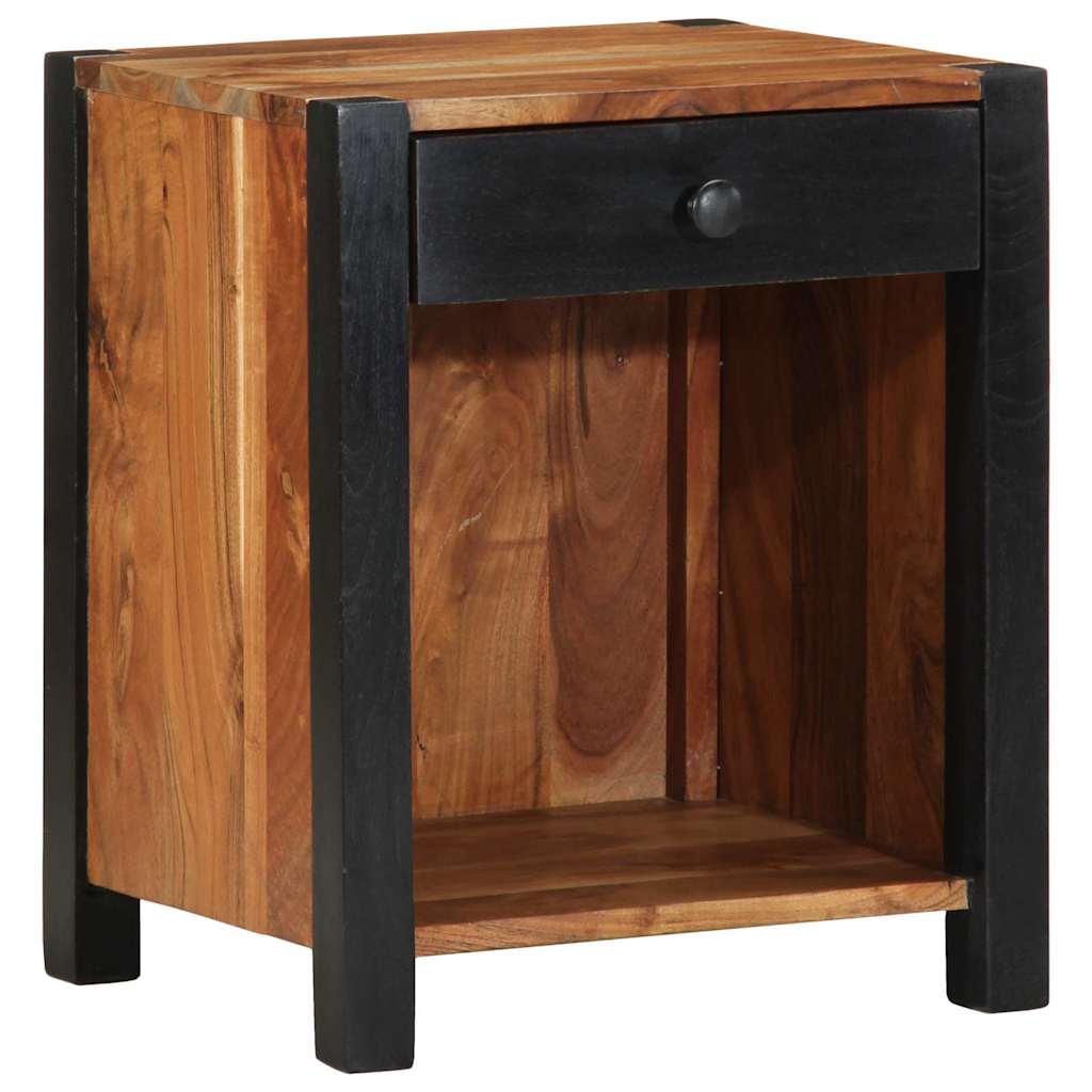 Nattbordskap Brun 40 x 35 x 50 cm Solid akasietre