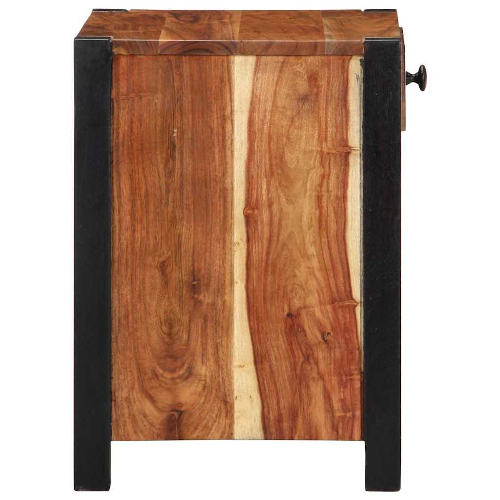 Nattbordskap Brun 40 x 35 x 50 cm Solid akasietre