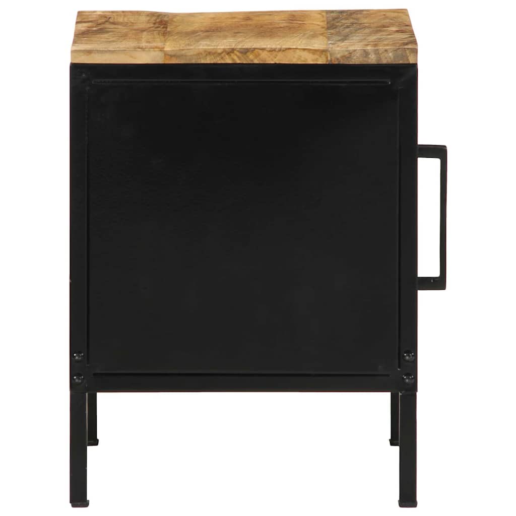 Nattbordskap 2 pcs Brun og svart 30 x 30 x 40 cm