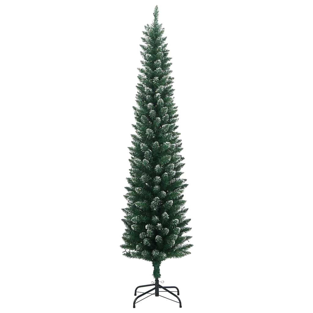 Kunstig slankt juletre 300 LED 210 cm
