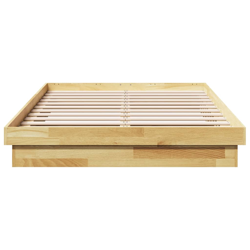 Sengeramme uten Madrass 120x200 cm Heltre Eik