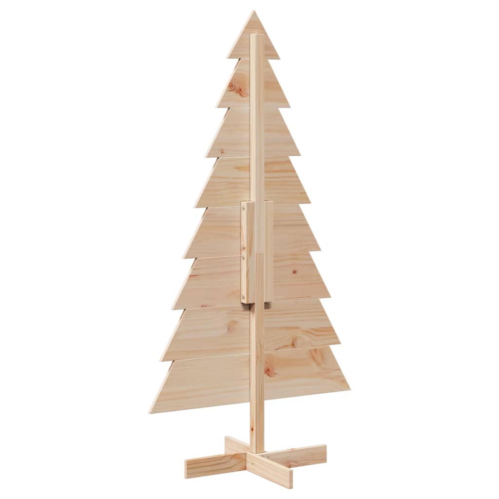 Juletre av tre til pynt 150 cm heltre furu