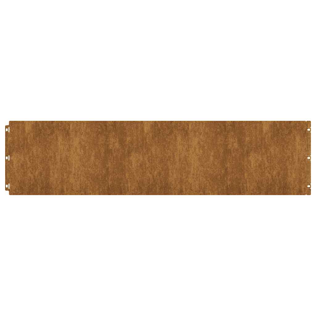 Plenkanter 20 stk 25x103 cm fleksibelt forvitringsstål
