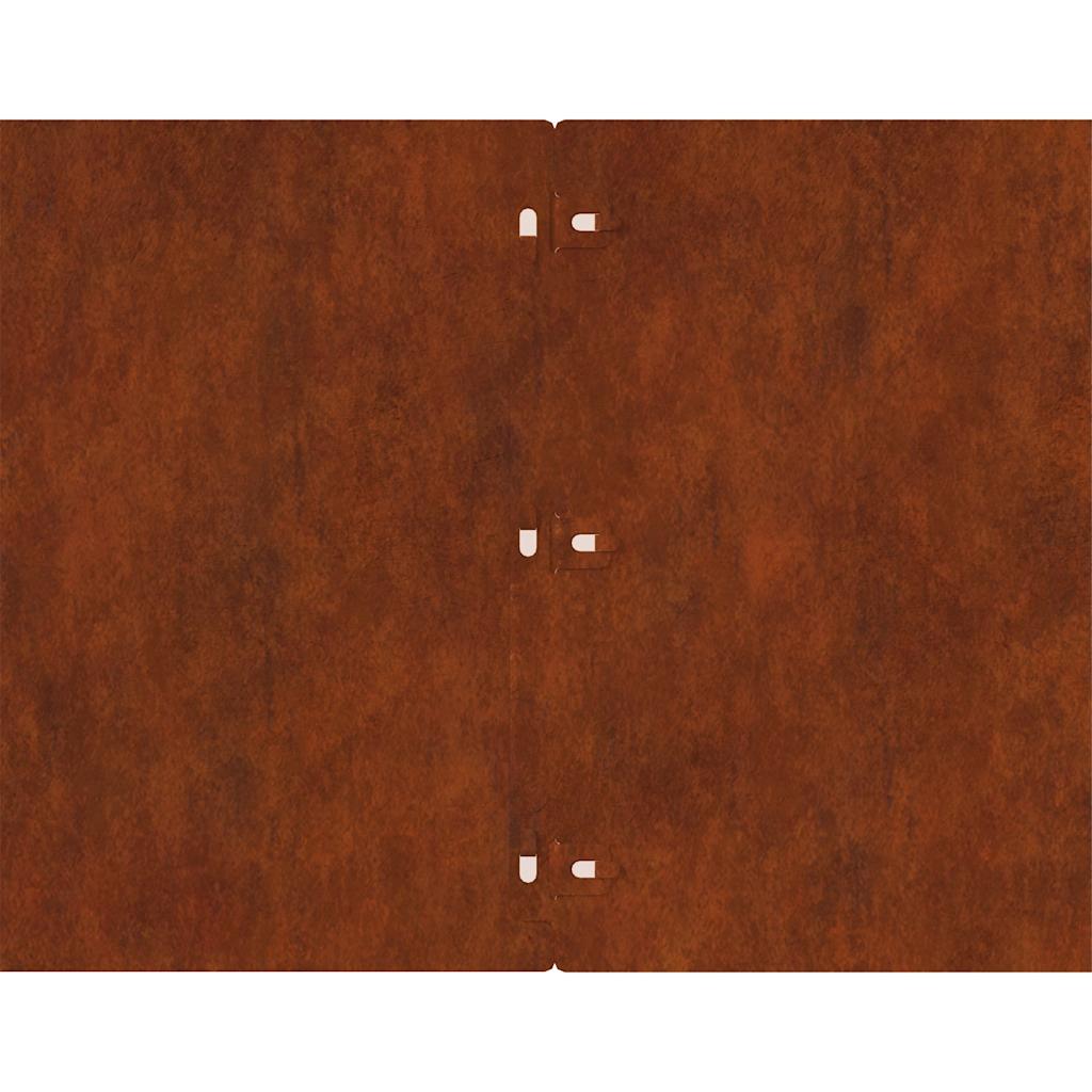Plenkanter 20 stk 25x103 cm fleksibelt forvitringsstål