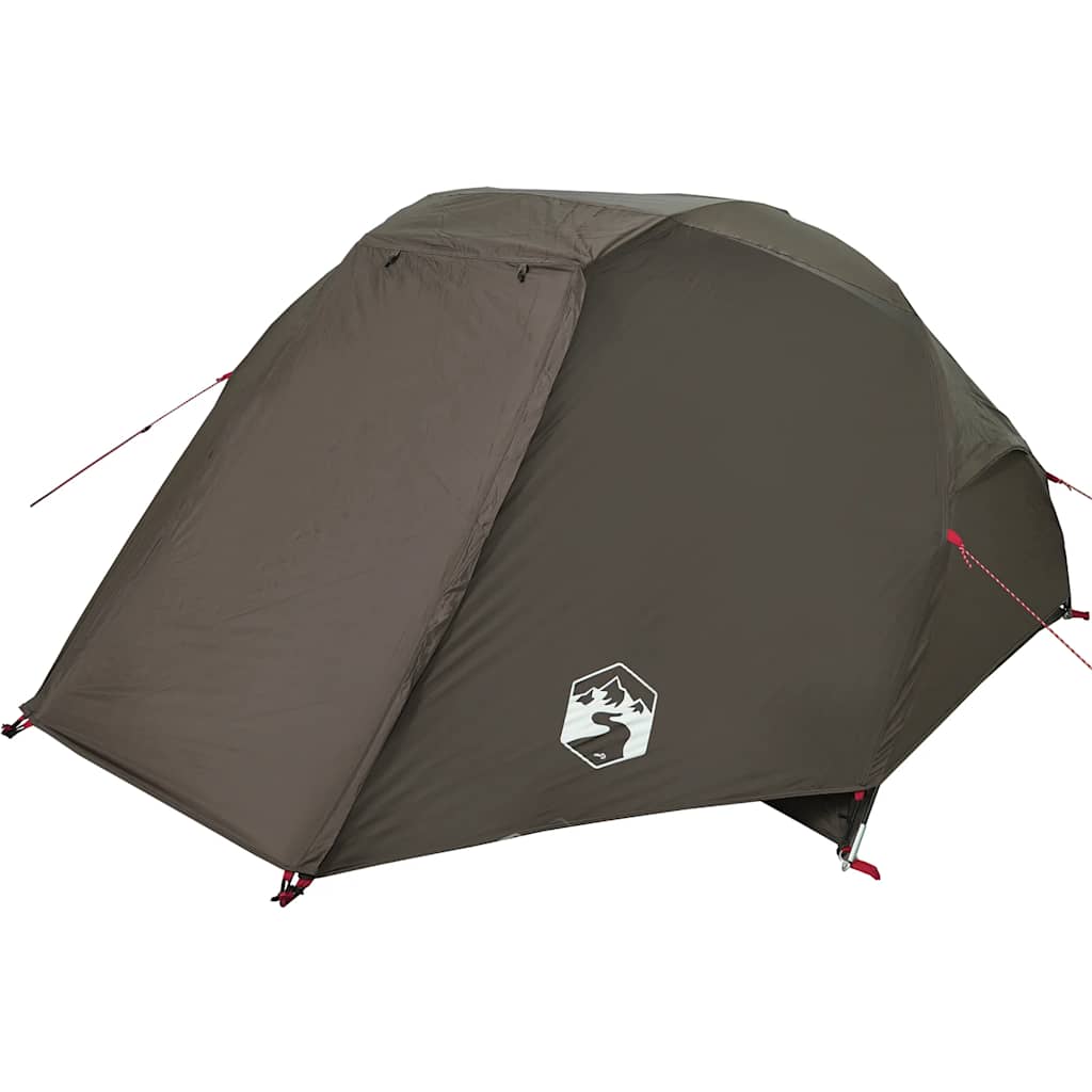 Campingtelt 5 personer brun vanntett