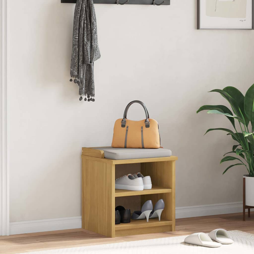 Gangbenk SANDNES 45x40x50 cm heltre furu
