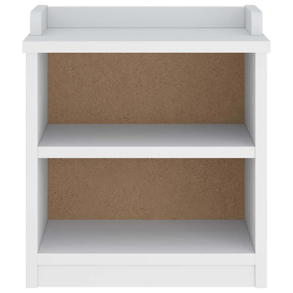 Gangbenk SANDNES hvit 45x40x50 cm heltre furu
