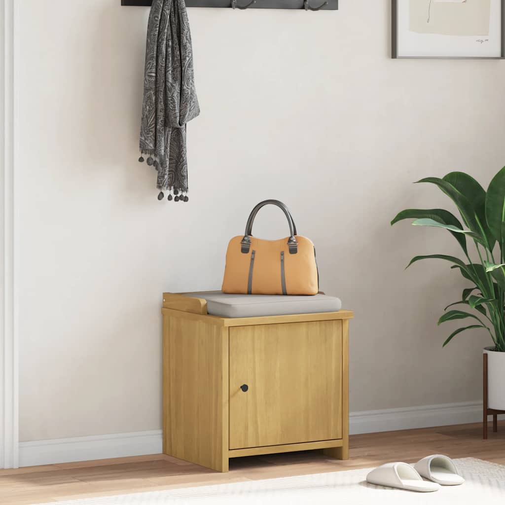 Gangbenk SANDNES 45x40x50 cm heltre furu