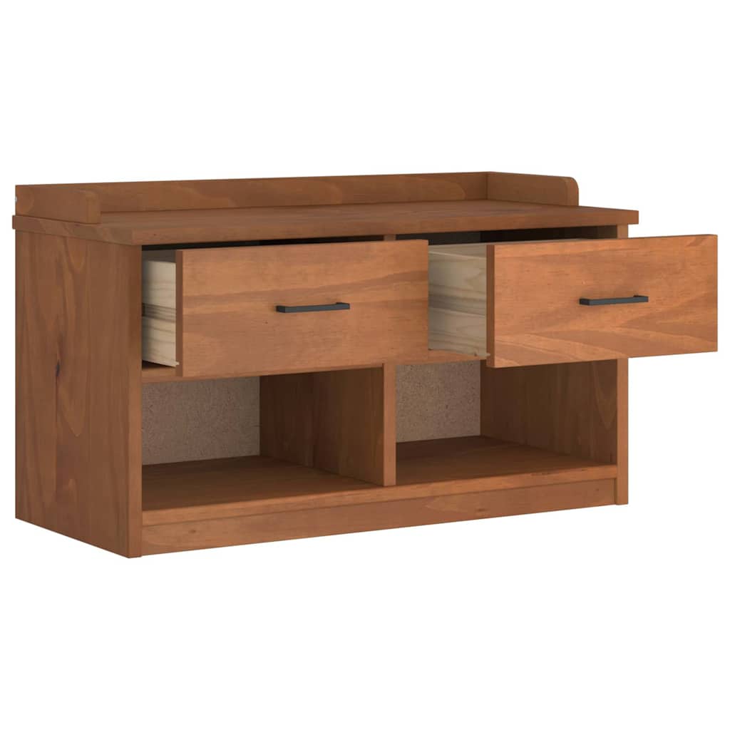 Gangbenk SANDNES 87x40x50 cm heltre furu