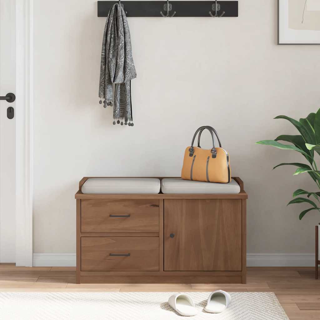 Gangbenk SANDNES 87x40x50 cm heltre furu