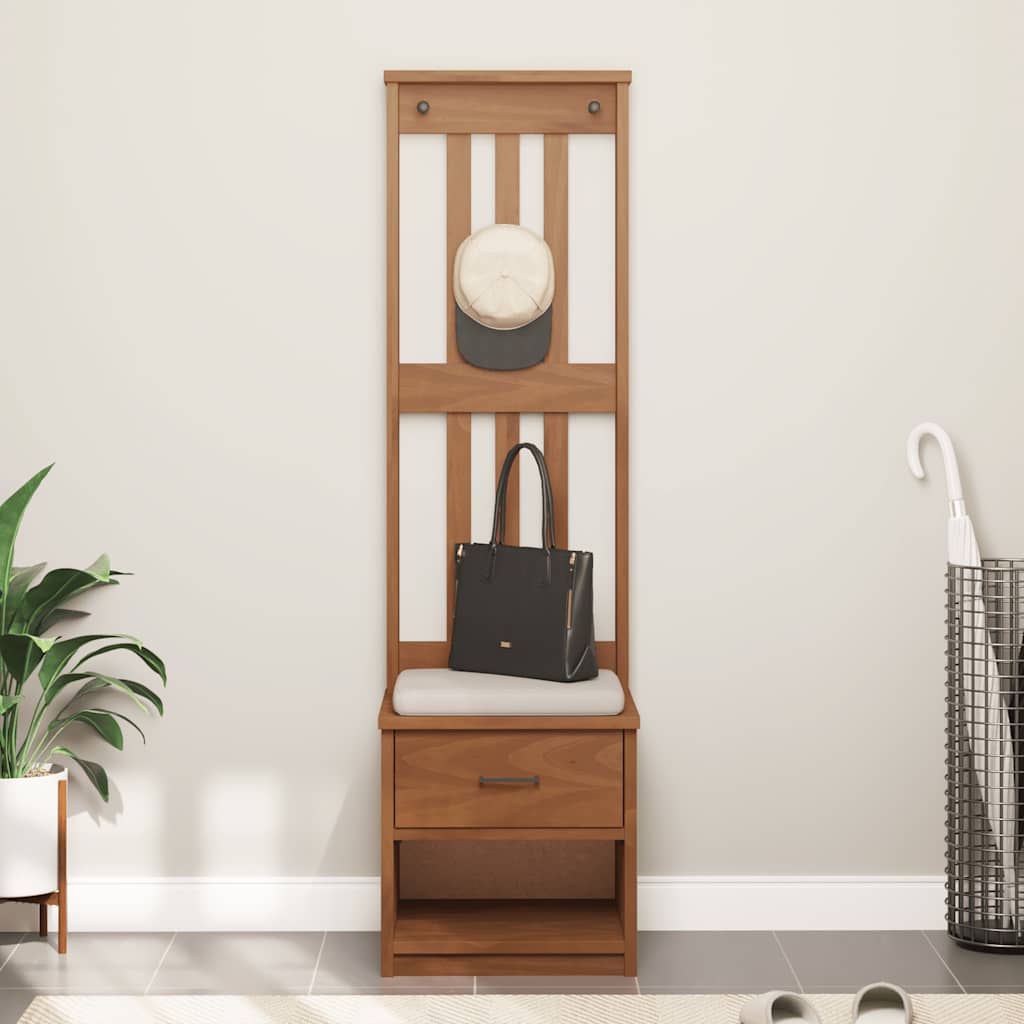 Halltre SANDNES 45x40x159,5 cm heltre furu