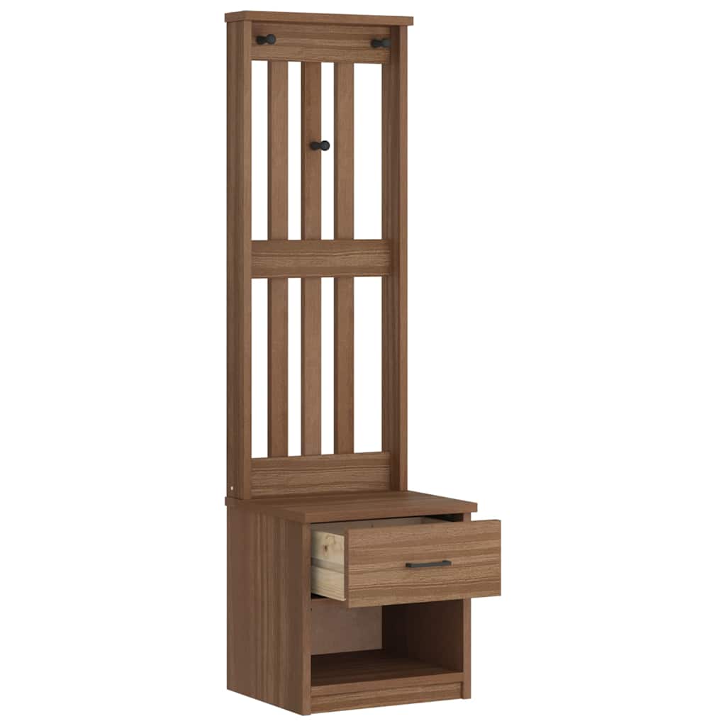 Halltre SANDNES 45x40x159,5 cm heltre furu