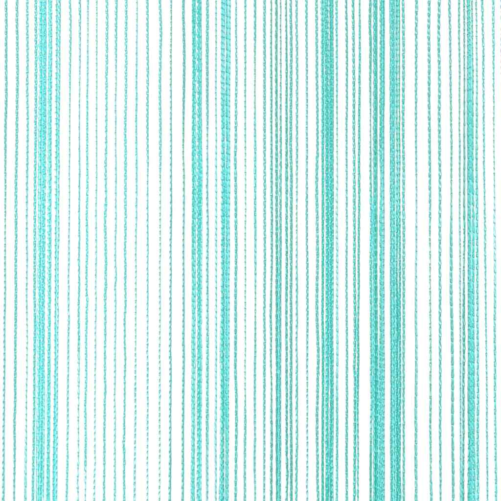Snøregardiner 2 stk turkis 100x250 cm