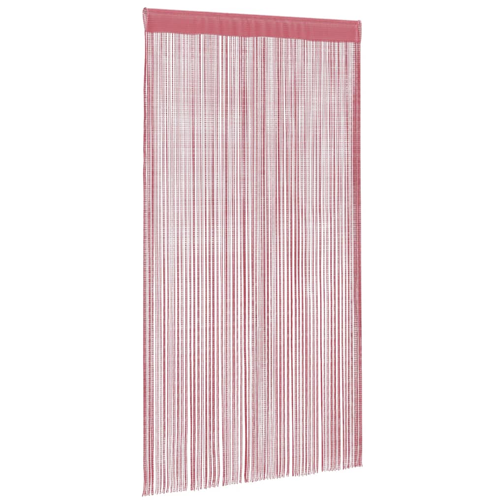 Snøregardiner 2 stk rosa 100x250 cm