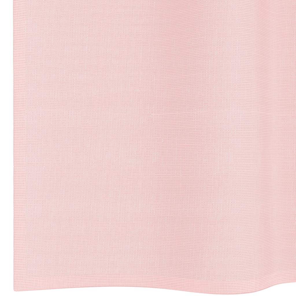 Voilegardiner med grommets 2 stk lyserosa 140x245 cm