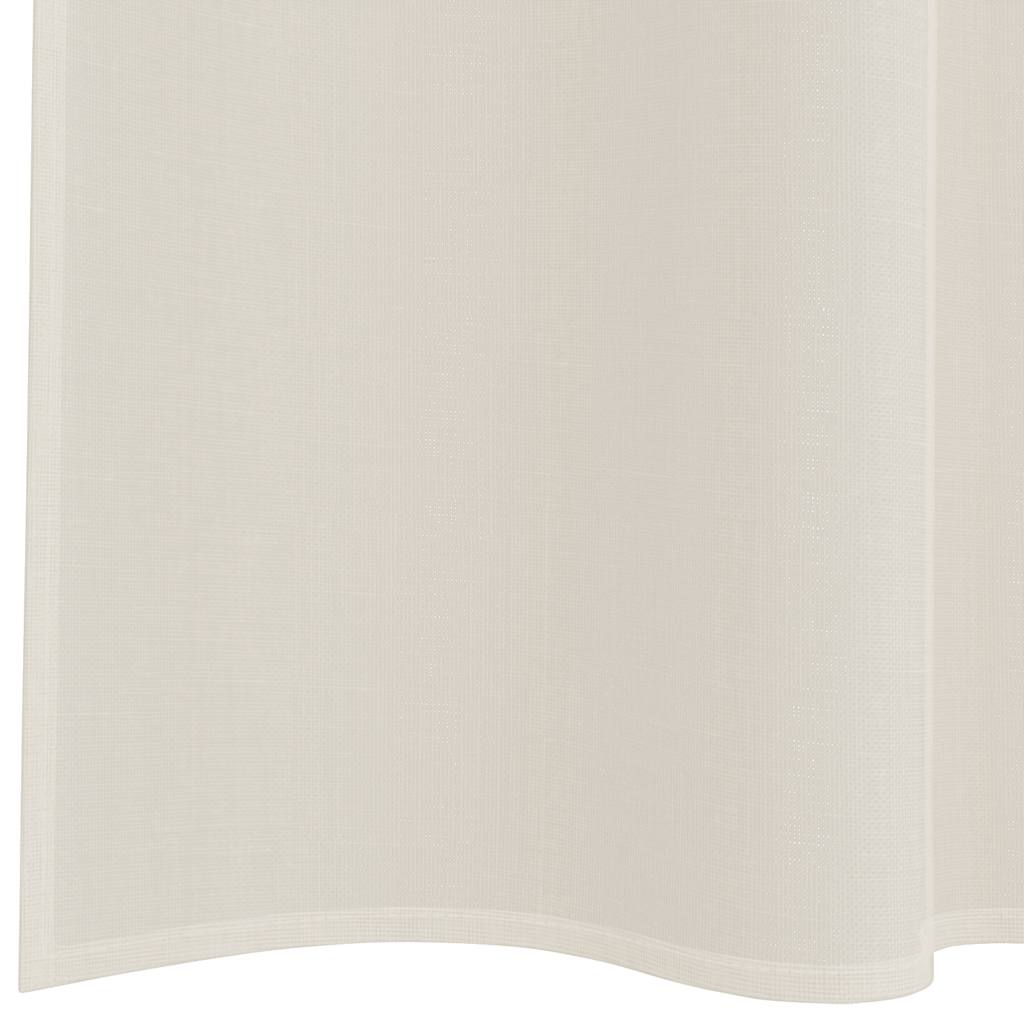 Voile gardiner med stanglommer 2 stk krem