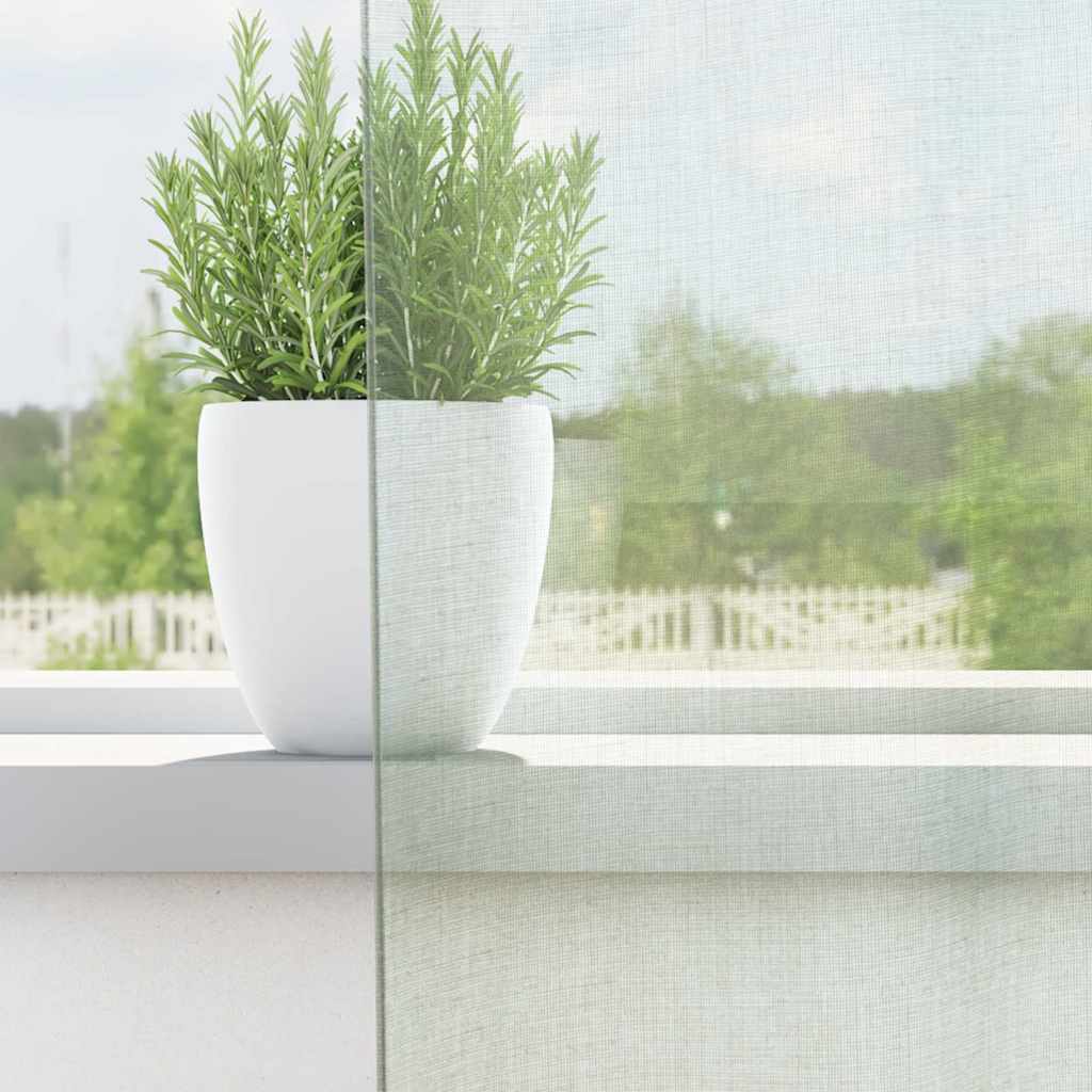 Voile gardiner med stanglommer 2 stk lysegrå