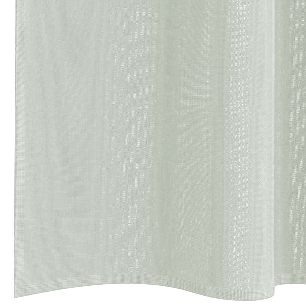 Voile gardiner med stanglommer 2 stk lysegrå
