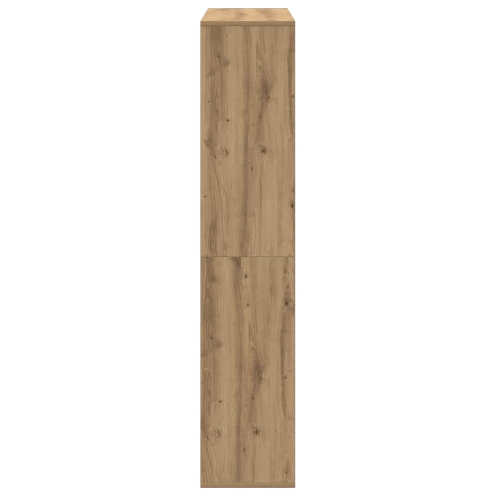 Bokhylle artisan eik 102x29x143 cm konstruert tre