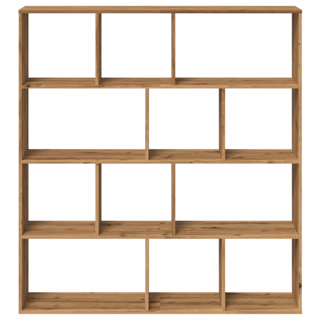 Bokhylle artisan eik 132x29x141,5 cm konstruert tre