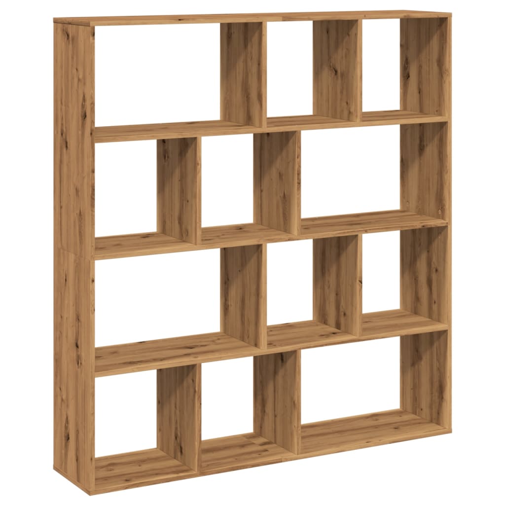 Bokhylle artisan eik 132x29x141,5 cm konstruert tre