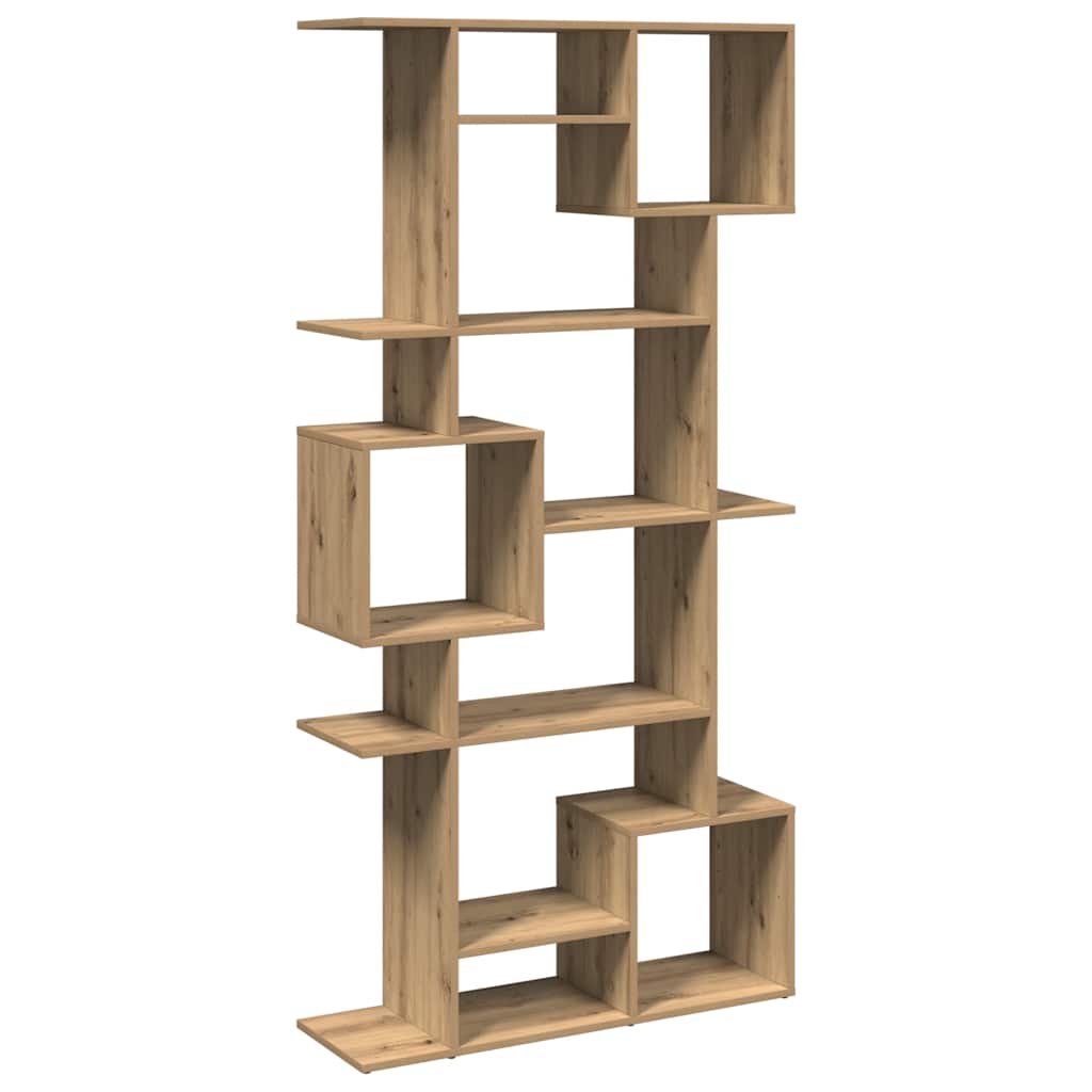 Bokhylle artisan eik 92x29x188 cm konstruert tre