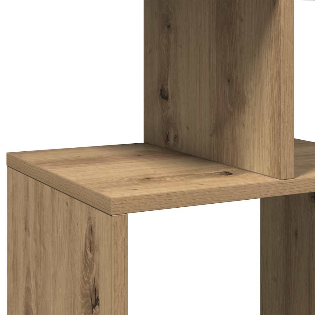 Bokhylle artisan eik 92x29x188 cm konstruert tre