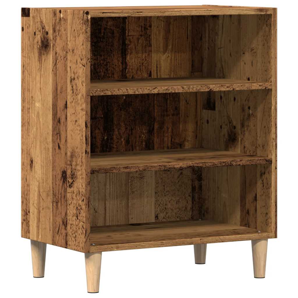 Skjenk gammelt tre 57x35x75 cm konstruert tre