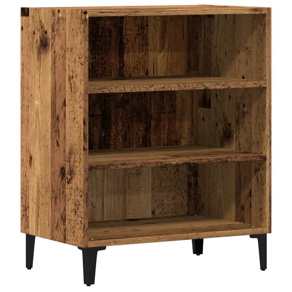 Skjenk gammelt tre 57x35x70 cm konstruert tre