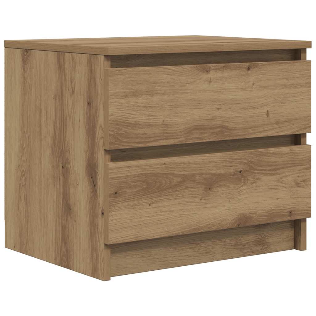 Nattbord 2 stk artisan eik 50x40x43.5 cm konstruert tre