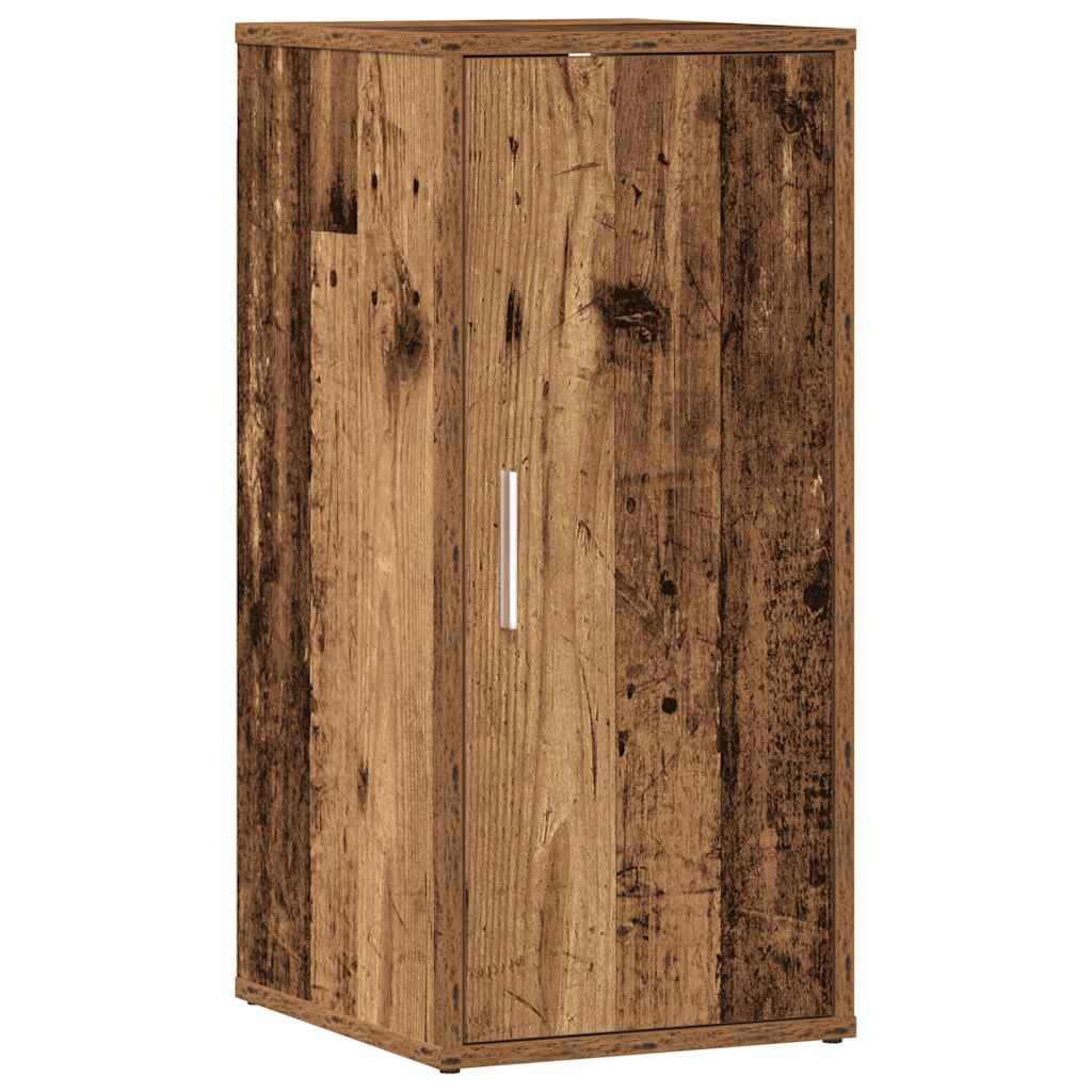 Skoskap gammelt tre 32x35x70 cm konstruert tre